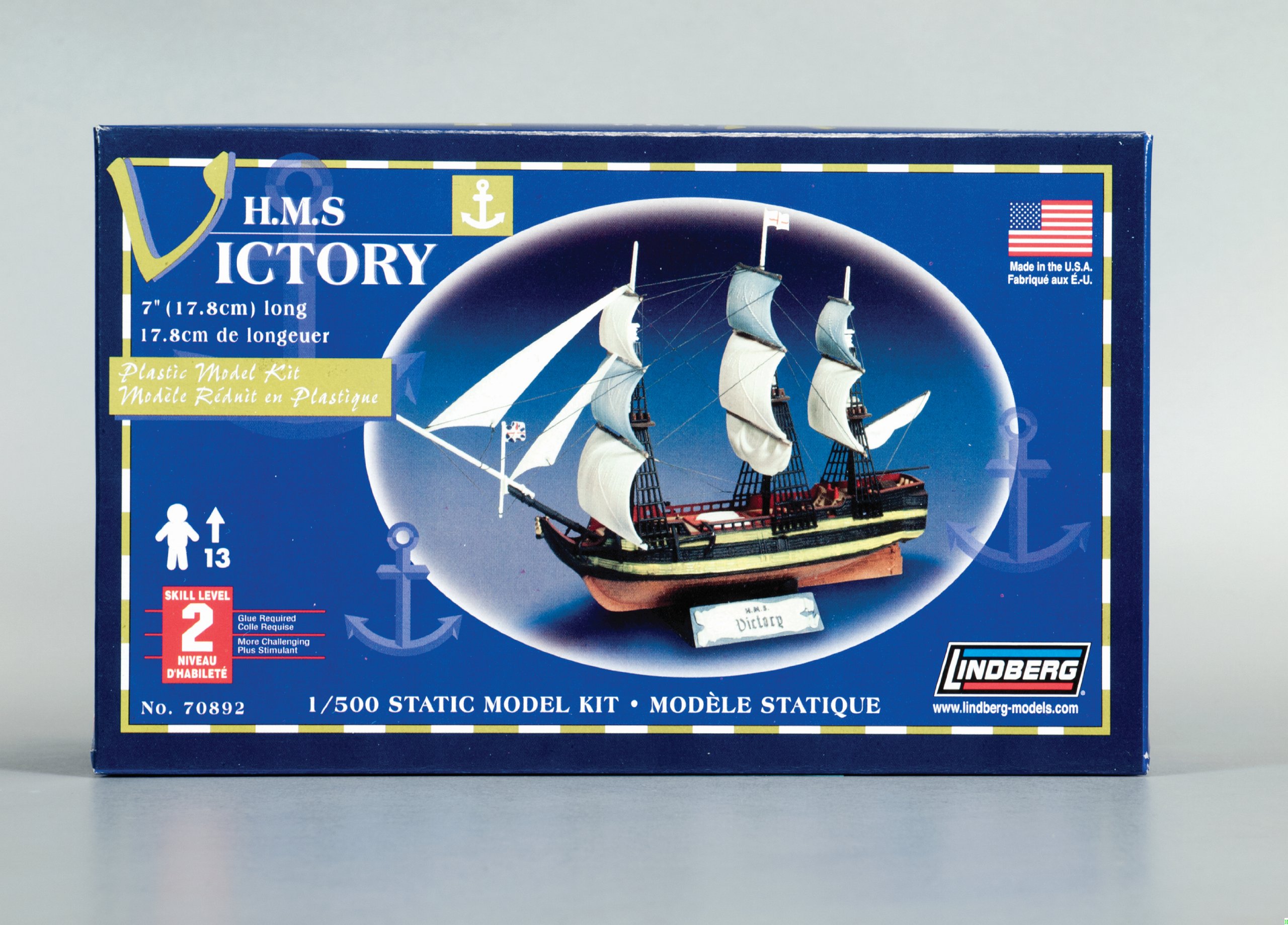 Amazon.com: Lindberg 1/500 scale HMS Victory : Arts, Crafts & Sewing